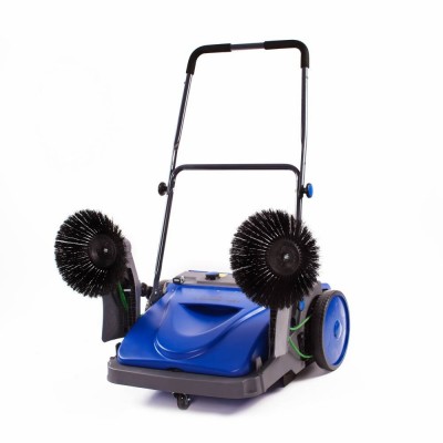 updated walk-behind Manual Sweeper 37" triple brushes walk-behind