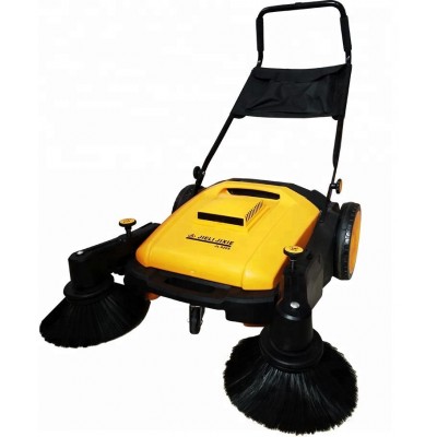 Street Cleaning Walk Behind Battery Forklift Broom Inflatable Easy Home Sweeper