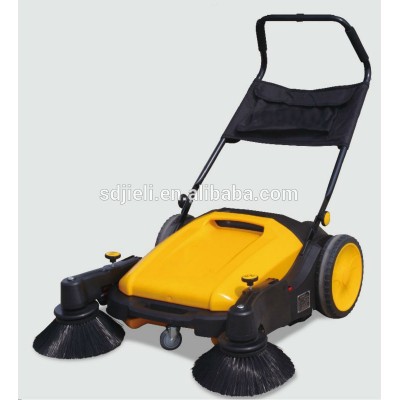 hand-operated mechanical floor sweeper